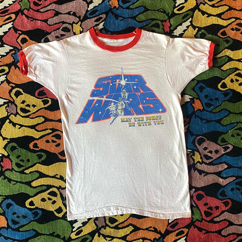 Original 1977 Vintage Star Wars T-Shirt/ Size Medium