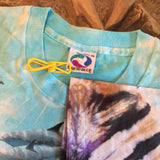 Original 1990 Vintage Liquid Blue Sea Scape T-Shirt/Size XL