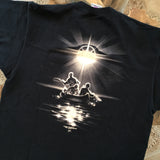 Original 1997 Liquid Blue Alien Vintage T-Shirt/Size Large