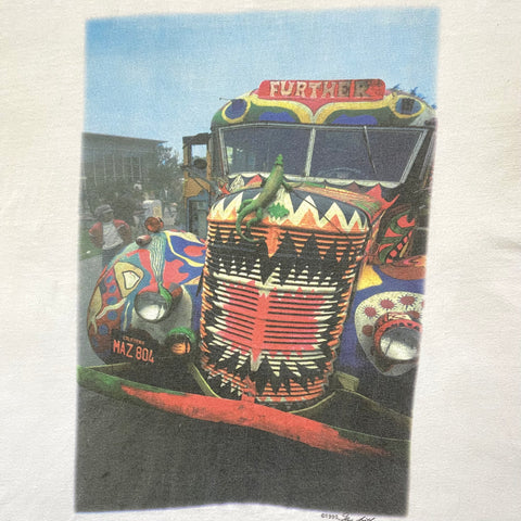 Original 1995 Vintage Further Bus T-Shirt/Size Large