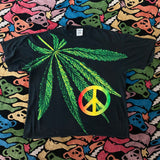 Original Early 1990s Vintage Ganja T-Shirt/Size Large