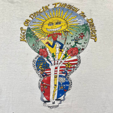 Original Late 1980s Vintage Grateful Dead T-Shirt/ Size Medium