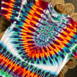 Original Late 80s/ Early 90s Vintage Tie Dye T-Shirt/ Size Medium