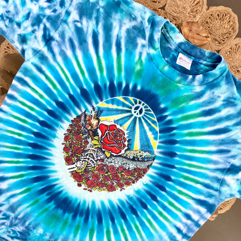 Original Late 80s/ Early 90s Vintage Grateful Dead T-Shirt/ Size Large